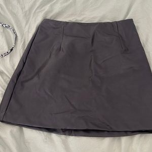 Abercrombie Leather skirt with built in shorts